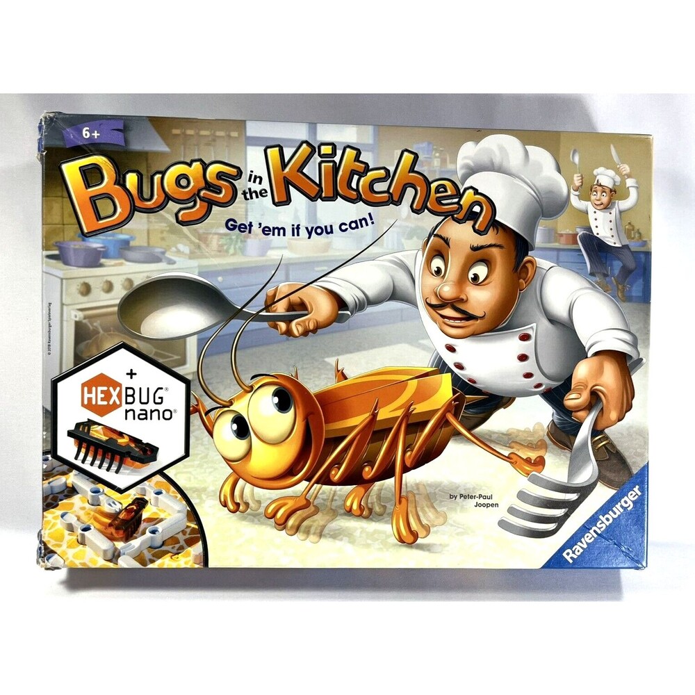 Ravensburger Bugs In The Kitchen Game Hex Bug Nano Complete Tested